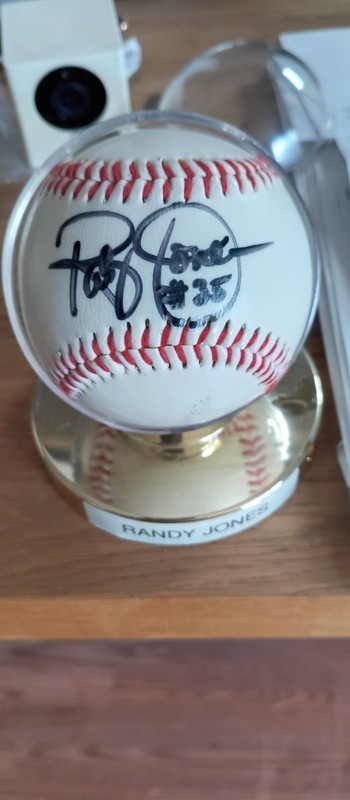 Randy Jones Signed Baseball 