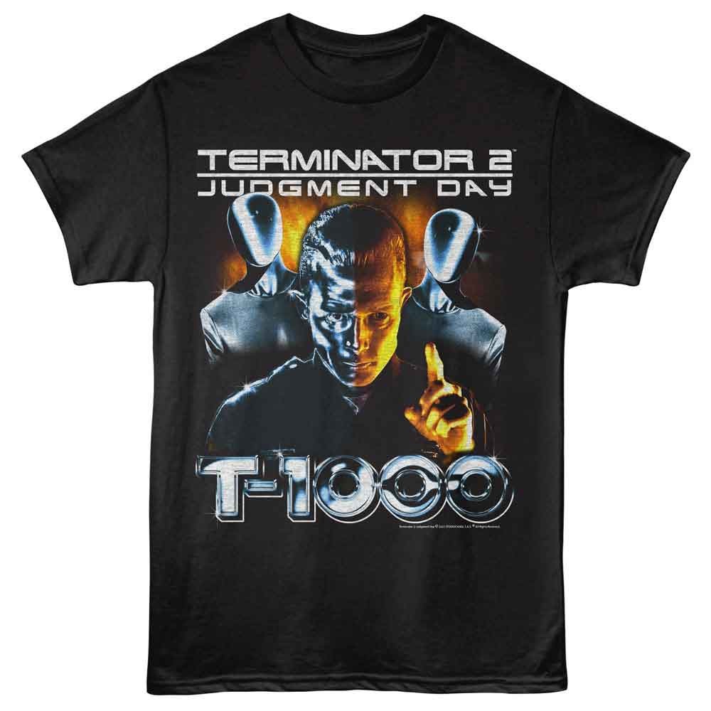 Terminator 2 - T 1000 - American Classics - Black Adult Short
