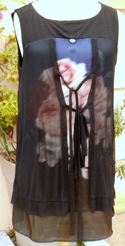 Tunique Noire "La Mode Est à Vous" LMV Taille 36/38 Modèle Camélia - Neuf Sans étiquettes