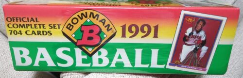 Bowman 1991 juego completo de 704 tarjetas de béisbol sellado de fábrica, único dueño - Imagen 1 de 5