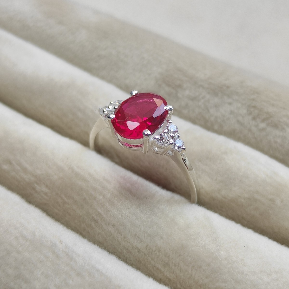 rubyさん Ruby Ring | 925 Sterling silver | Ruby ring for women