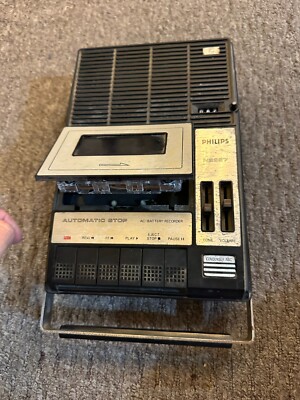 1980s Philips N2227 - Portable Cassette Recorder - Vintage