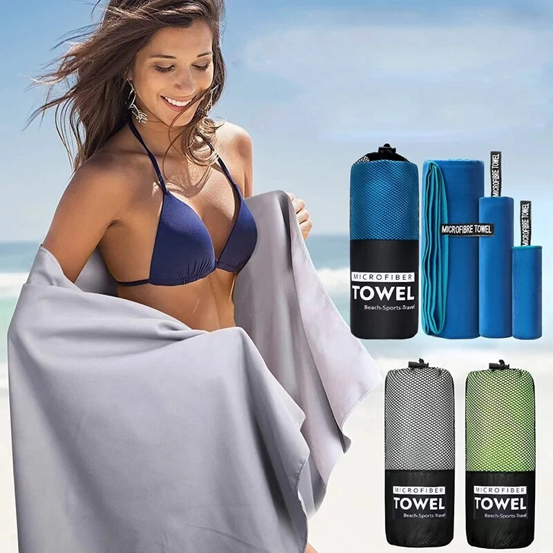 Towel Microfiber Quick Dry Pocket Towel Portable Ultralight Absorbent Large