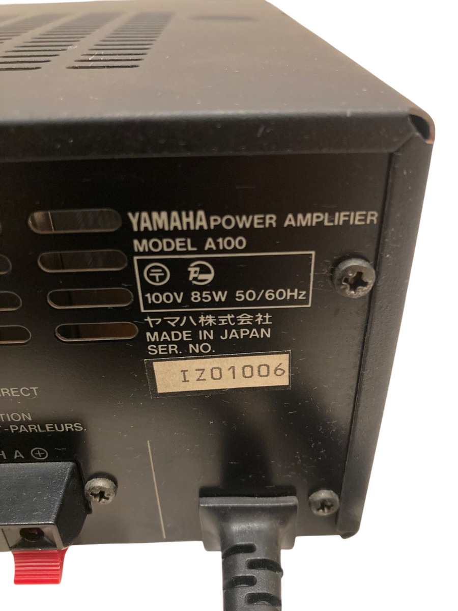YAMAHA A100a ステレオパワーアンプ YAMAHA A100a 2ch Stereo Power Amplifier Japan | eBay