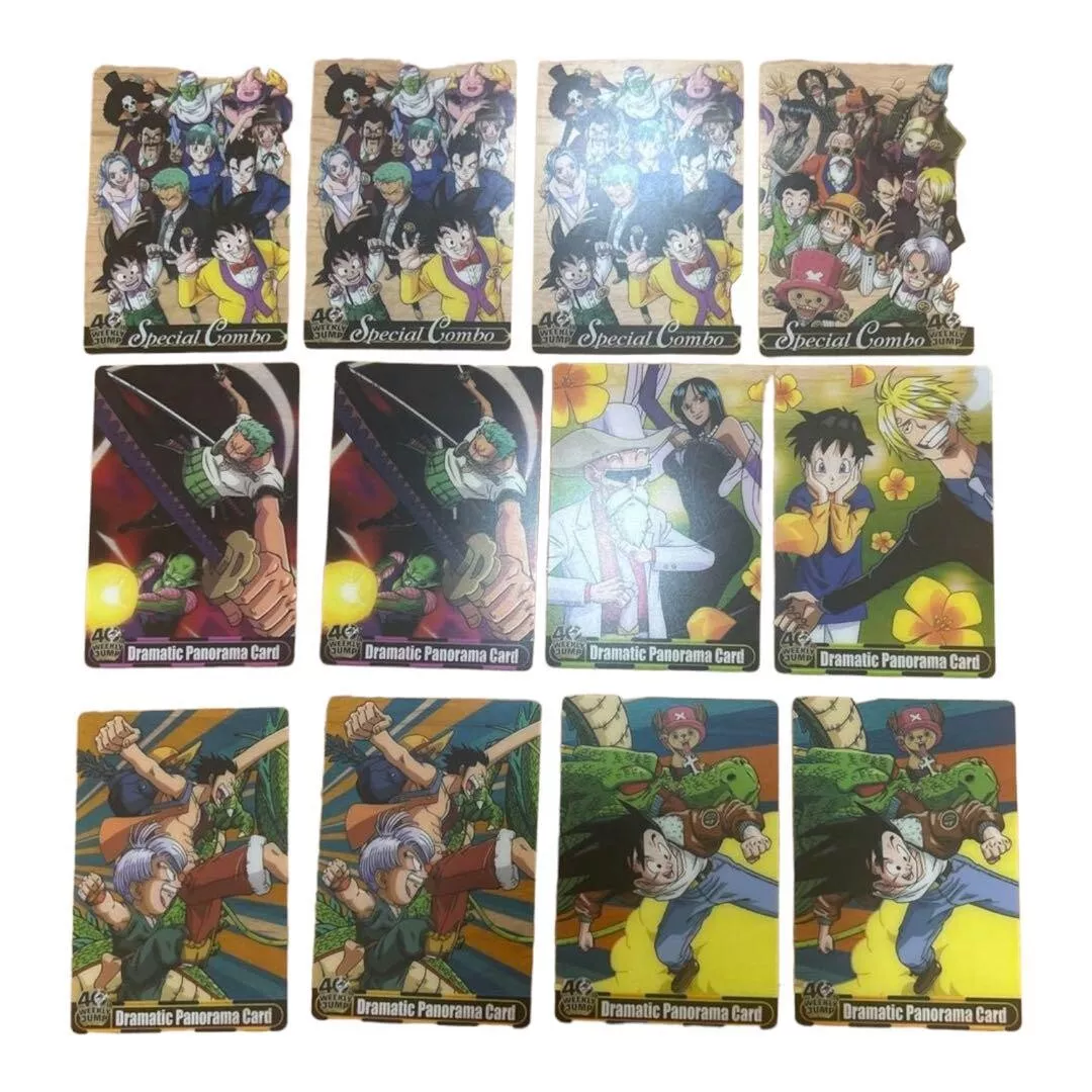 w 龍珠Dragonball x One Piece 40th Weekly Jump Dream Fusion 11 Types Toy  Figure