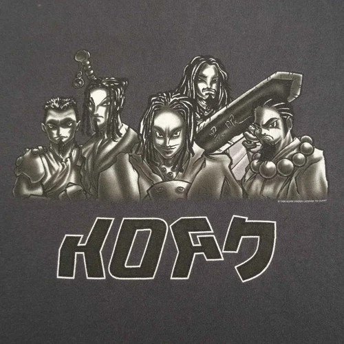 90s Korn T Shirt Cartoon Anime Concert Tour Gia 1990s vintage concert t-shirt, vintage, single stitch, B+ condition