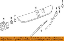 Gm Oem 15-20 Escalade Esv Lift Gate Wiper Washer Components-wiper Motor 23108338
