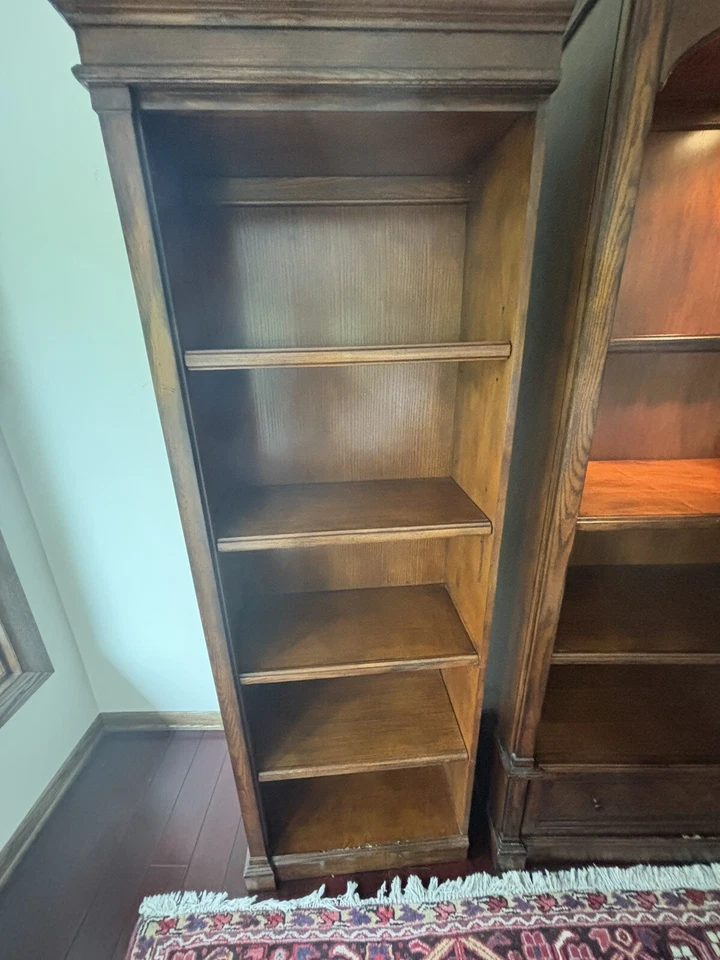 3 Piece Bookshelf Set With Drawer - Image 3 of 4
