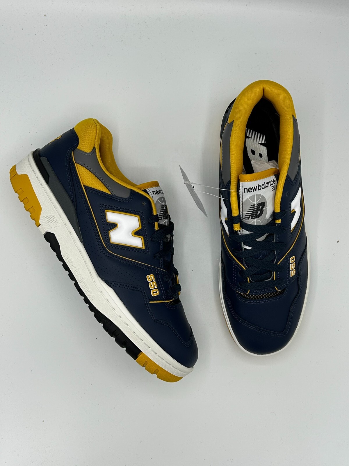 New Balance Shoes 550 “Michigan/Navy Yellow” 2024 New Balance 550 “Lakers Yellow” • Men main image 4