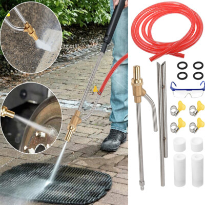 #ad Pressure Washer Sandblasting Kit 5000 Psi Wet Sandblaster Attachment Power Washe $29.50