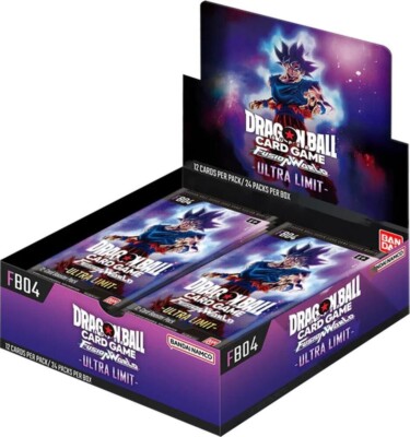 Dragon Ball Super Fusion World FB04 ULTRA LIMIT Booster Box FACTORY SEALED!!