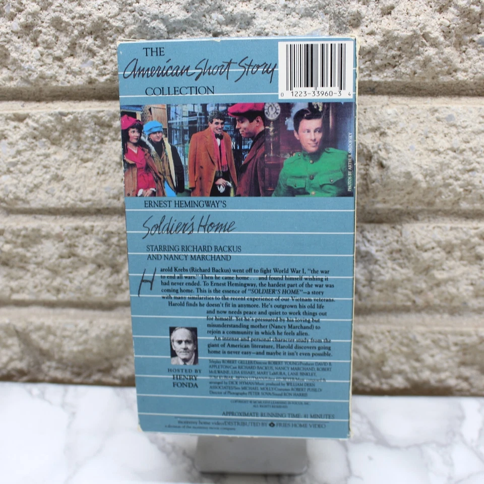 Soldiers Home (VHS, 2003) American Short Story Collection - Image 2 of 3