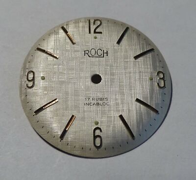 CADRAN MONTRE CAL. FE 68 DORÉ DIAMETRE 16.55 mm