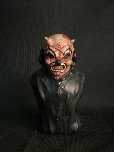 Bust model Shawn (Clown) Crahan, percussion from Slipknot handmade figure.