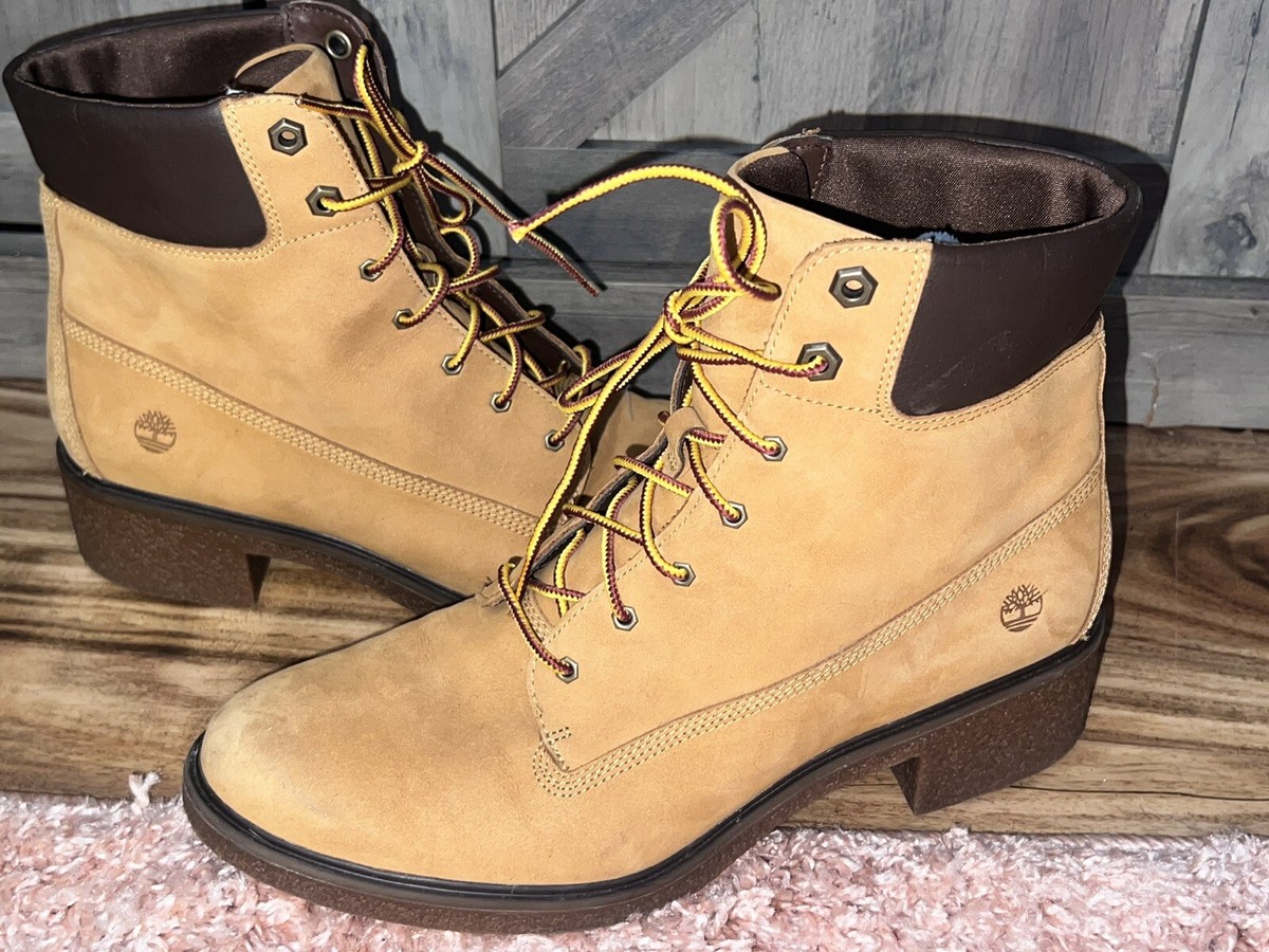 Timberland Women's BRINDA Wheat Nubuck Boots Size 11