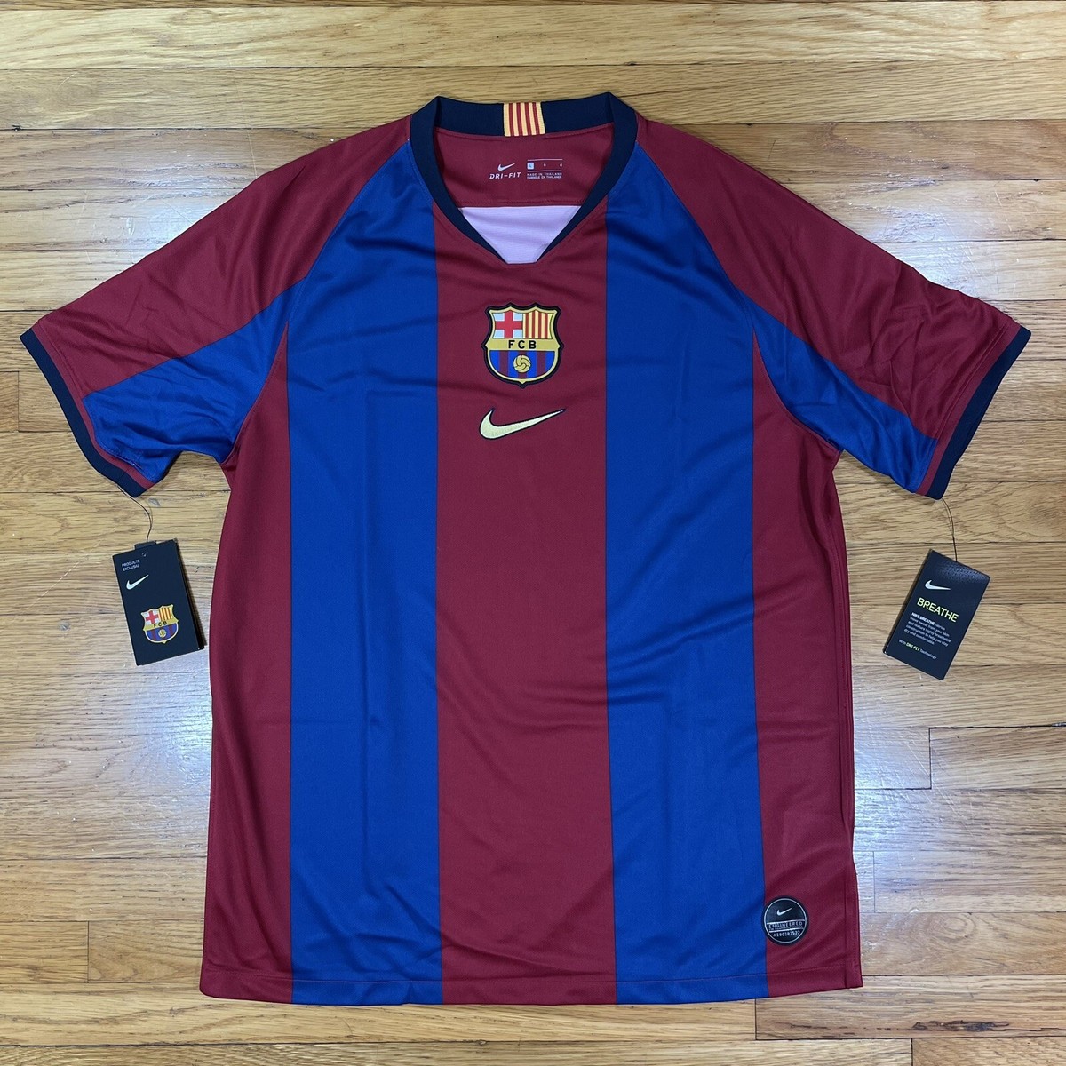NEW! Nike FC Barcelona Blaugrana El Clasico Jersey AQ5102