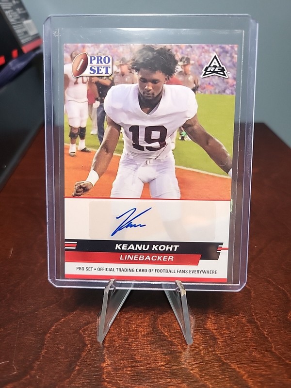 Keanu Koht 2022 Leaf Pro Set Auto - #PSA-KK1 Alabama Crimson Tide