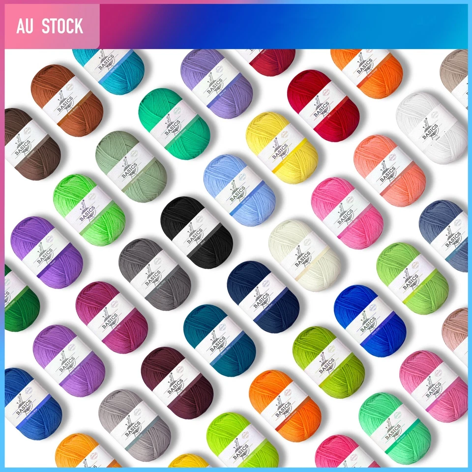 New ！！100g Malli Knitting Yarn 4/8 ply Acrylic Crochet Craft  Soft Thread Ball - image 2 of 2