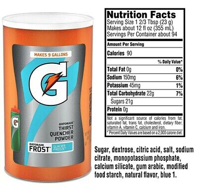 gatorade glacier quencher freeze