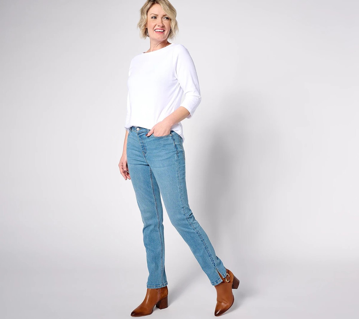 デニム・ジーパン ASCLO Curved Back Line Denim Pants (2color) ASCLO Curved Back Line Denim Pants (2color) - ASCLO