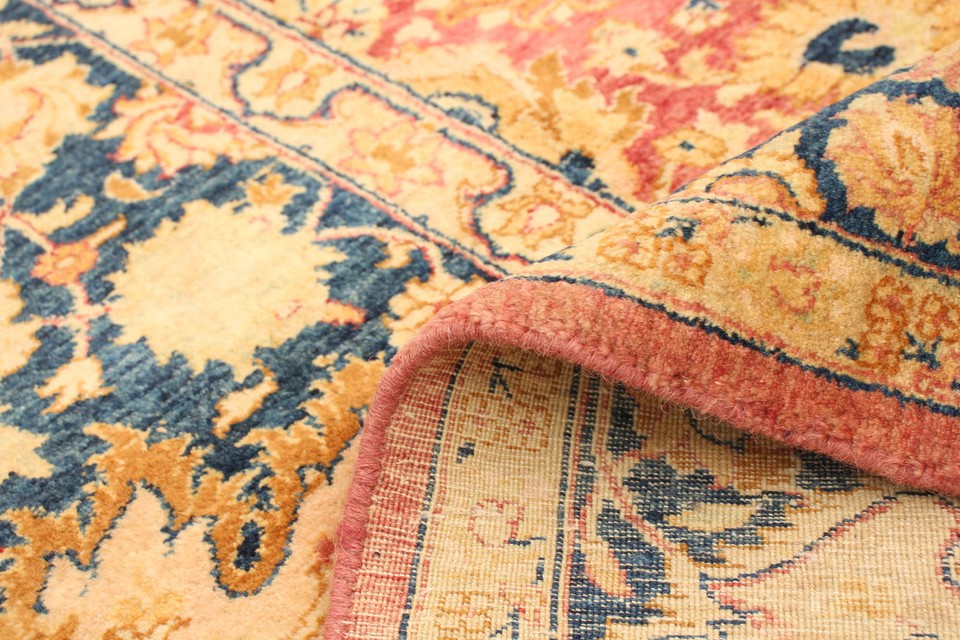 Traditional HandKnotted Bordered Carpet 6'0" x 8'9" Wool Area Rug eBay