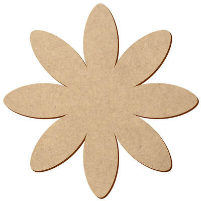 MDF Holz Margerite - Deko Basteln 5-50cm