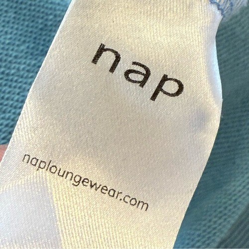 Nap Loungewear Womens Long Sweatshirt Hoodie Dress Blue Size Small New with Tags - Picture 4 of 8
