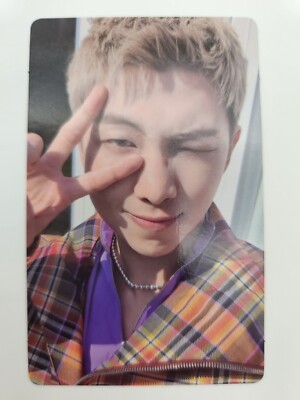 BTS MEMORIES OF 2021 BLU-RAY PHOTO CARD RM JIN SUGA JHOPE BTS MEMORIES OF 2021 BLU-RAY PHOTO CARD RM JIN SUGA JHOPE