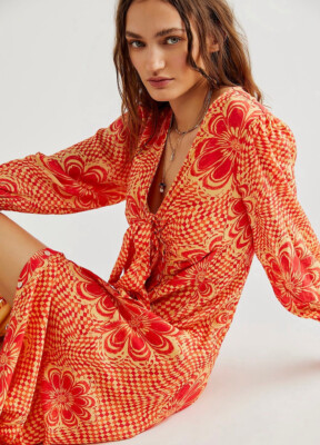 Free People NWT Size XS Faboulous Fall Maxi Dress New | eBay