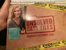Unsolved Case Files Game 2021 HARMONY ASHCROFT Pressman Games Open Box