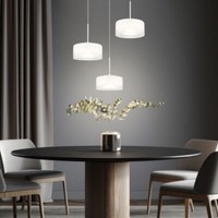 Pendelleuchte HäNgelampe Deckenleuchte Led Glas HöHe KüRzbar Wohnzimmerlampe