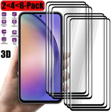 For Samsung Galaxy A54 5G Full Coverage Tempered Glass Screen Protector HD Film