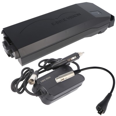 Gepäckträger Power Pack E-Bike Akku lite inkl. Kfz-Ladegerät und Ladeadapter exa