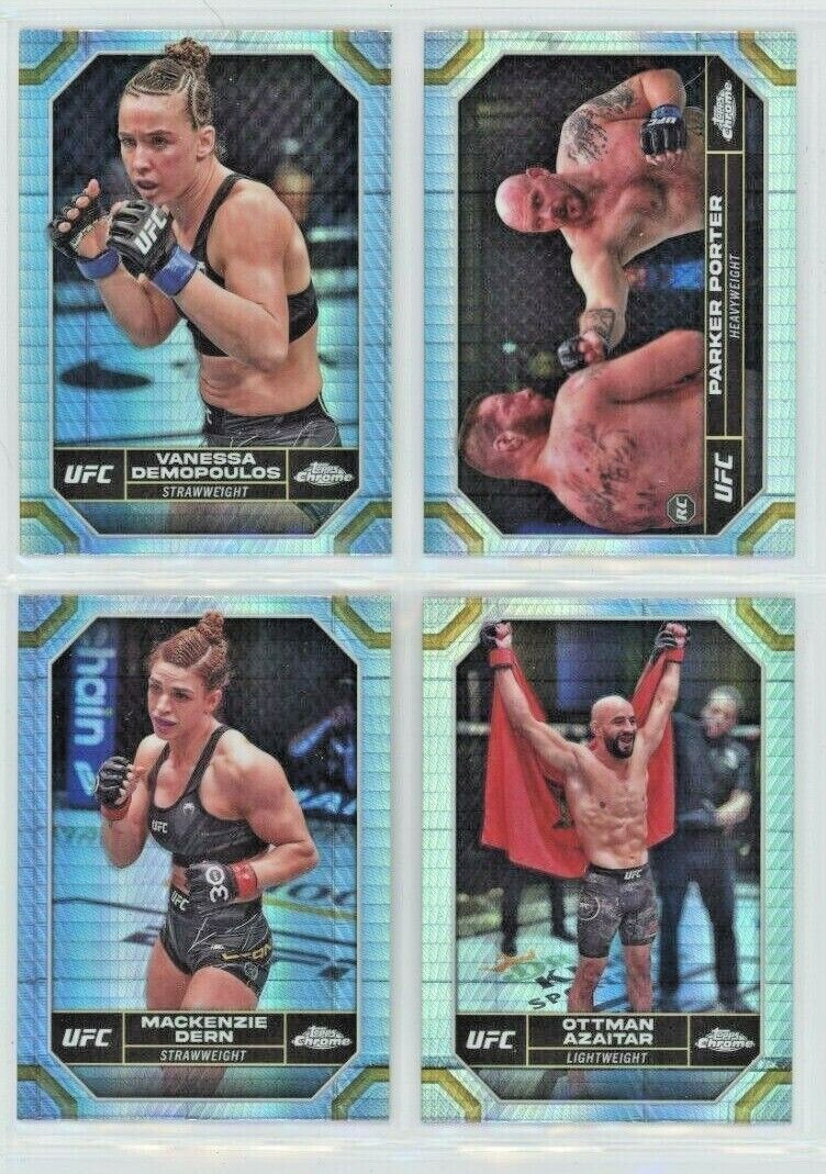 2024 Topps Chrome UFC Insert PRISM REFRACTOR You Choose Pick Super