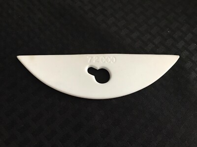Lab PTFE Stirrer Blade Half Moon Shape 19mm for 72000mL Flasks 71/60 7-7/8  W