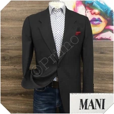 VINTAGE MANI Mens Blazer Sport Coat Casual Jacket Size 40R Classic Wool Suit