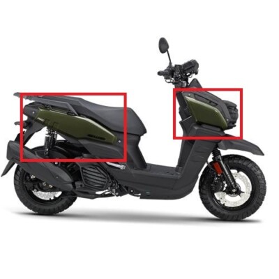 Yamaha Genuine Front and Rear Side Covers for Yamaha Zuma 125 22