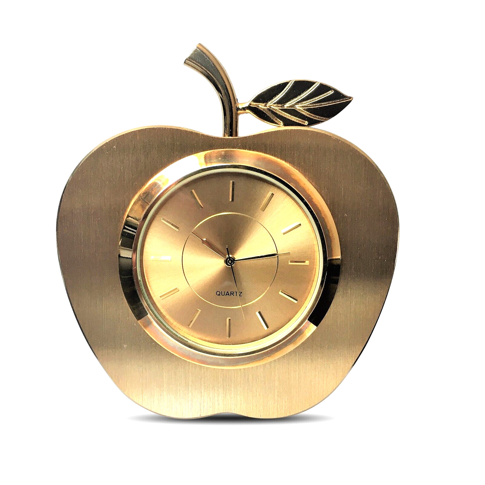 Desk CLOCK Decorative Gold-Plated for Home and Office BRAND 