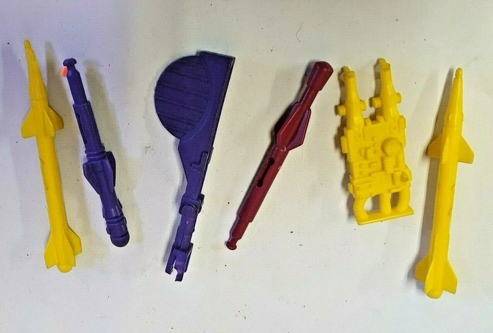 ARAH 1992 Vintage GI Joe STORM EAGLE JET Veículo LOTE DE PEÇAS DE MÍSSEIS Peça - Imagem 3 de 3