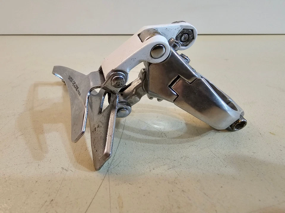 Desviador de bicicleta de carretera delantero Suntour Cyclone 7000 de colección... bicicleta doble de 28,6 mm Foto 3 de 4