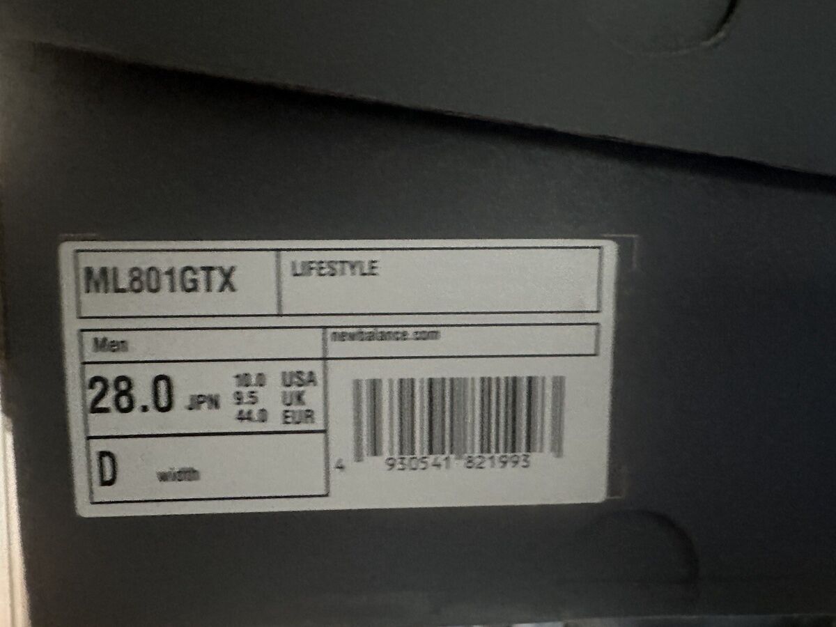Size 10 - New Balance The Apartment x 801 GTX Toucan for Size 10 - New Balance The Apartment x 801 GTX Toucan for