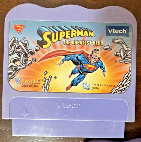 Lot of 3 VTech V.Smile games: Kung Fu Panda, Superman, Partyland Park - Picture 4 of 4