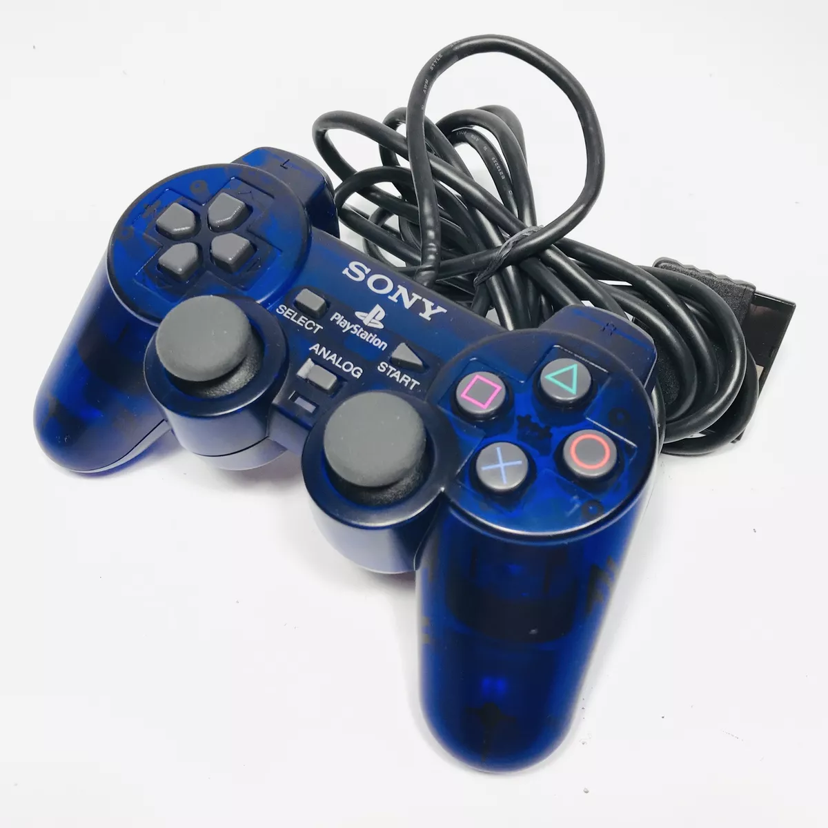 Sony PS2 / Playstation PS 2 Official Controller Dual Shock2 Midnight Blue  clear