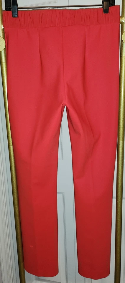 Pantalones Chiara Boni La Petite Robe lápiz labial rojo corte bota 48IT (US 12) Foto 2 de 4