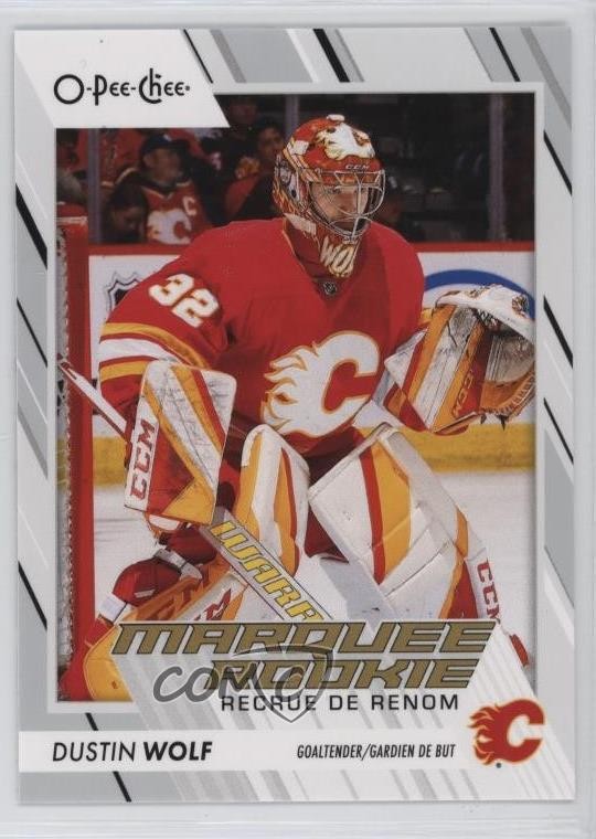 2023-24 O-Pee-Chee Marquee Rookie Dustin Wolf #574 Rookie RC