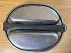 US Military 1945 WW2 Metal Mess Kit with All Utensils WWII Army