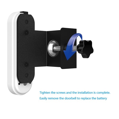 Video Doorbell Holder Anti-Theft Doorbell Mount Doorbell Mount - Afbeelding 7 van 10