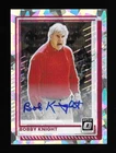 Bobby Knight 2025-26 Donruss Optic Autograph Cracked Ice Prizm #22/25 Indiana SP