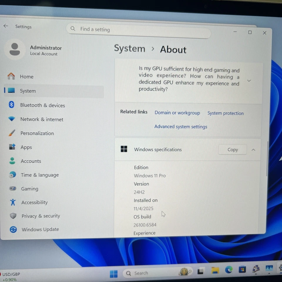 Lenovo ThinkPad X1 Yoga Gen 6 i5-1145G7 2.6GHz 16GB RAM 512GB SSD *READ DESC* - Image 4 of 4