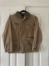 Vintage 80s Boys Kids Toddler Oshkosh Bgosh Chore Jacket Flannel Lined Size 10